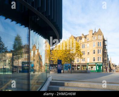 Edinburgh, Schottland, Großbritannien - Renovierung der McEwan Hall und des Briston Square, Universität Edinburgh von LDN Architects Stockfoto