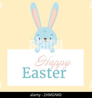 Grußkarte Frohe Ostern Stock Vektor