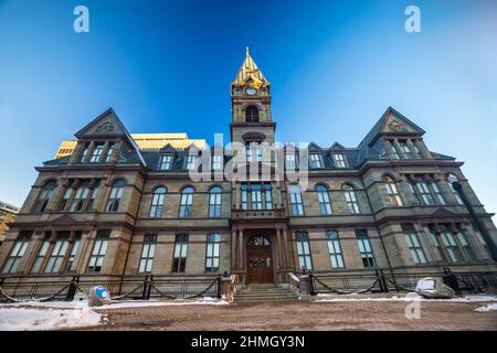 Das Rathaus ist die Heimat der Stadtverwaltung in Halifax, Nova Scotia. Halifax Regional Council. Halifax, Nova Scotia, Kanada Stockfoto