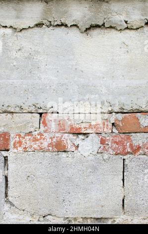 Hintergrund von Beton und Mauerwerk, Platten und Pflaster Stockfoto