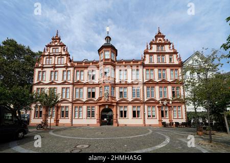 Deutschland, Rheinland-Pfalz, Mainz, Altstadt, Liebfrauenplatz, Gutenberg-Museum Stockfoto