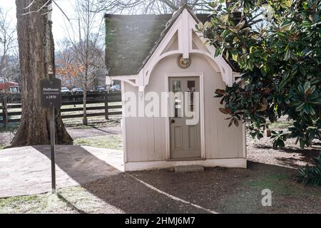 Nashville, Tennessee - 11. Januar 2022: Das Dollhouse, auf der historischen Belle Meade Plantage Stockfoto