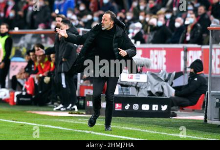 Bundesliga, Rhein Energie Stadion Köln: 1. FC Köln gegen VfB Stuttgart; Trainer Pellegrino Matarazzo Stockfoto