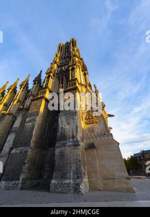 Kathedrale Notre-Dame de Reims Stockfoto