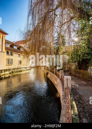 DE - BADEN-WÜRTTEMBERG : Schmiech in Ehingen Stockfoto