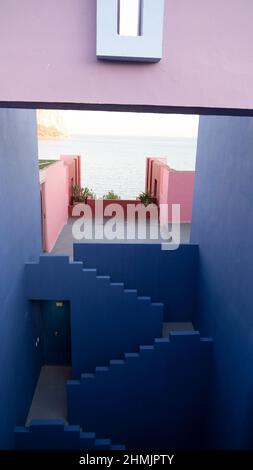 La Muralla Roja, Calpe, Spanien Stockfoto