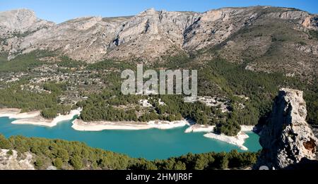 El Castell de Guadalest, Spanien Stockfoto