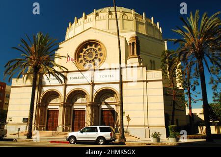 Wilshire Boulevard Tempel Stockfoto