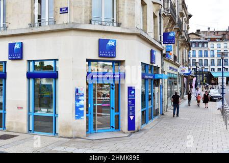 Filiale der Banque Populaire Stockfoto