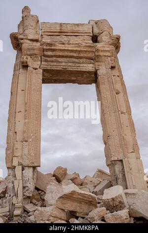 Die antike Stadt Palmyra in Syrien Stockfoto