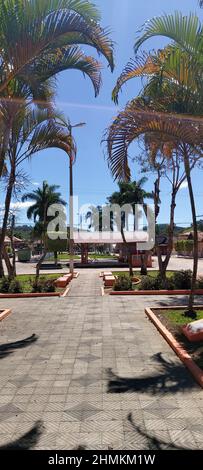 Bernardo Cardoso Square, Abreus, Minas Gerais, Brasilien Stockfoto