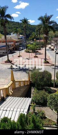 Nair B Barbosa Square, Cipotanea, Minas Gerais, Brasilien Stockfoto