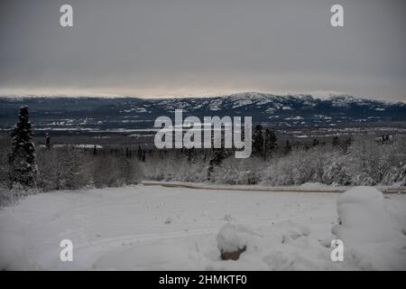 Fish Lake Road, Whitehorse, Yukon, Kanada Stockfoto