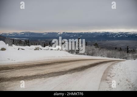 Fish Lake Road, Whitehorse, Yukon, Kanada Stockfoto