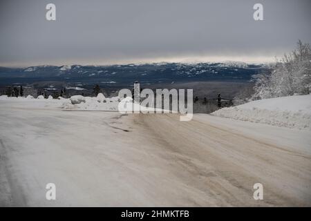 Fish Lake Road, Whitehorse, Yukon, Kanada Stockfoto