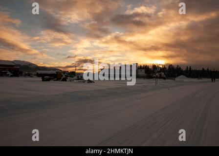 Schaufelraddampfer im Yukon Transportation Museum in Whitehorse, Yukon, Kanada Stockfoto