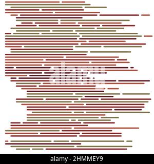 Cartoon-Codierung simulierte Linien Vektor-Illustration Stock Vektor