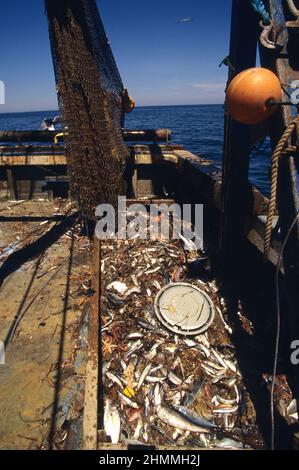 Trawler Fischerboot Frankreich mediterranea Meer Stockfoto