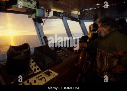 Trawler Fischerboot Frankreich mediterranea Meer Stockfoto