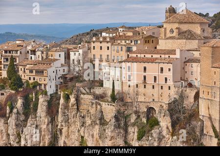 Cuenca Stadt Panoramablick. Rey ViewPoint. Castilla La Mancha. Spanien Stockfoto