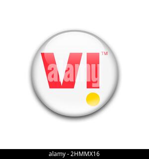 VI – Vodafone Idea Limited-Logo Stockfoto