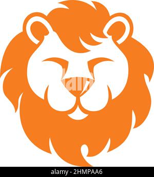 Babt Cute Lion Cartoon Character Design Stock Vektor