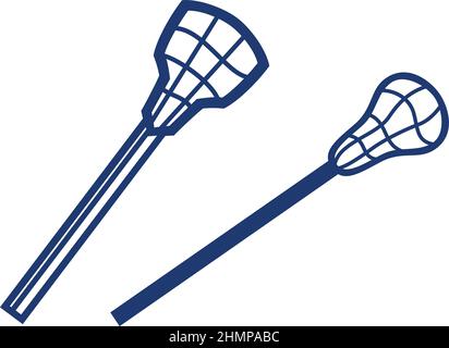 Lacrosse Stick Simple Vector Design Stock Vektor