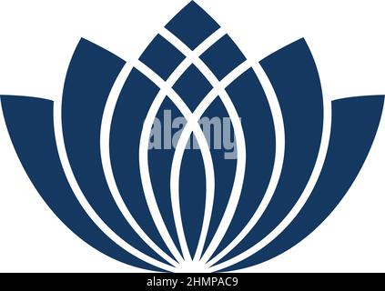 Abstrakte Lotus Flower Stock Vektor