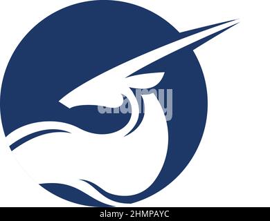 Abstraktes Design von Saola Simple Vector Stock Vektor