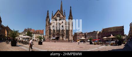 Mulhouse-Frankreich-Panorama Stockfoto