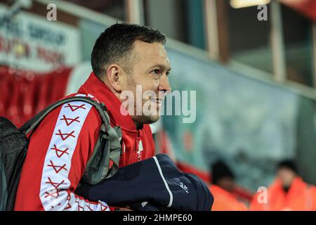 Kingston upon Hull, Großbritannien. 11th. Februar 2022. Danny McGuire von Hull KR ist am 2/11/2022 in Kingston upon Hull, Großbritannien, anwesend. (Foto von Mark Cosgrove/News Images/Sipa USA) Quelle: SIPA USA/Alamy Live News Stockfoto