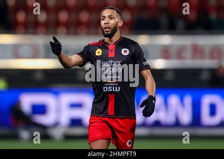 Rotterdam, Niederlande. 11th. Februar 2022. ROTTERDAM, NIEDERLANDE - 11. FEBRUAR: Michael Chacon von Excelsior Rotterdam während des Keuken Kampioen Divisie-Spiels zwischen Excelsior Rotterdam und Jong Ajax im Van Donge & De Roo Stadion am 11. Februar 2022 in Rotterdam, Niederlande (Foto von Herman Dingler/Orange Picles) Credit: Orange Pics BV/Alamy Live News Stockfoto