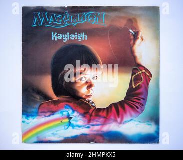 Bildercover der sieben Zoll großen Einzelversion von Kayleigh von Marillion, die 1985 veröffentlicht wurde. Stockfoto
