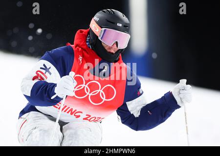 NUR VERKÄUFE MIT URSPRUNG IN DEN USA Cole McDonald (USA), 5. FEBRUAR 2022 - Freestyle Skiing : Men's Moguls Final l während des Beijing 2 Stockfoto