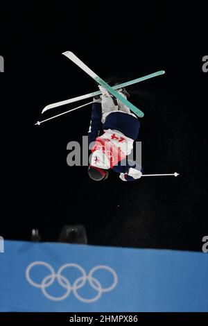 NUR VERKÄUFE MIT URSPRUNG IN DEN USA Jaelin Kauf (USA), 6. FEBRUAR 2022 - Freestyle Skiing : Women's Moguls Finale während des Beijing 2022 Ol Stockfoto