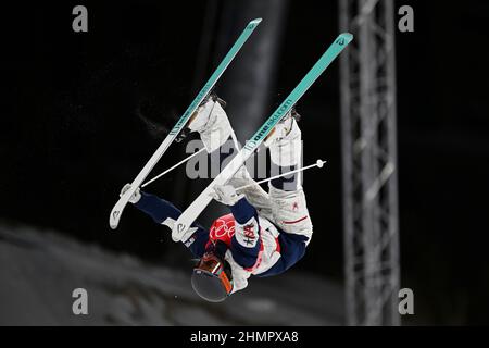 NUR VERKÄUFE MIT URSPRUNG IN DEN USA Jaelin Kauf (USA), 6. FEBRUAR 2022 - Freestyle Skiing : Women's Moguls Finale während der Oly 2022 in Peking Stockfoto