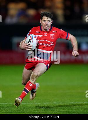 Hull KR's Lachlan Coote während des Betfred Super League-Spiels im Sewell Group Craven Park Stadium, Hull. Bilddatum: Freitag, 11. Februar 2022. Stockfoto