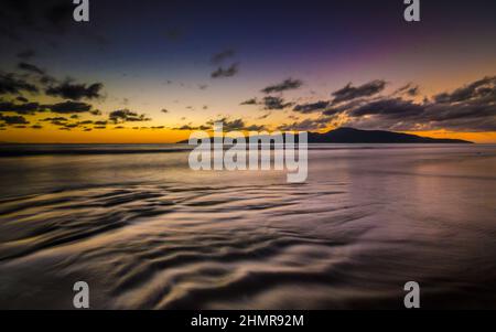 Kapiti Sunset, Paraparaumu, Neuseeland Stockfoto
