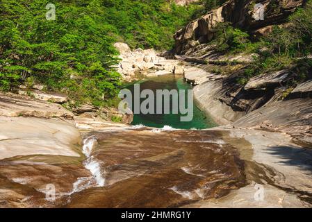 Landschaft des Mount kumgang in Kangwon Do, Nordkorea. Stockfoto