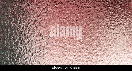 Monochromer matter Metallhintergrund. Abstrakte Metallstruktur. Roter Ketschfolter. 3D Rendern Stockfoto