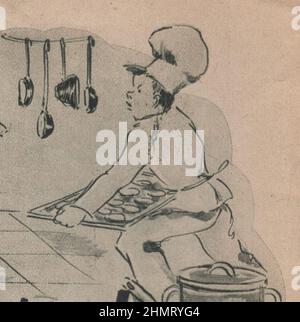 Weltkrieg ii, Werbung, historisch, Grafik-Design, Illustration, Ephemra, 1940s Modemagazin, Bekleidung, Publikation, 1940s, 1943 Zeitschrift, 20th Jahrhundert, Archiv, Kunstwerk, Design, Grafik, Kulturerbe, Geschichte, l ayout, Nostalgie, Kleidung, Damen, Dame, Zeitschrift, Stil, Stil Zeitschrift, Werbung, Anzeigen, Werbung, Werbung, Werbung, Mantel, Mäntel, weiblich, weiblich, Kleidung, Veröffentlicht, Typografie, Küche, Krieg, war Food, Monochrom, Druck, gedruckt, europa, europäisch, stricken, Dressmaking, Muster. ADDITIONAL-RIGHTS-CLEARANCE-INFO-NOT-AVAILABLE Stockfoto