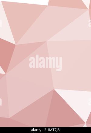 Abstrakte Low Polygon Farbe Generative Art Hintergrunddarstellung Stock Vektor
