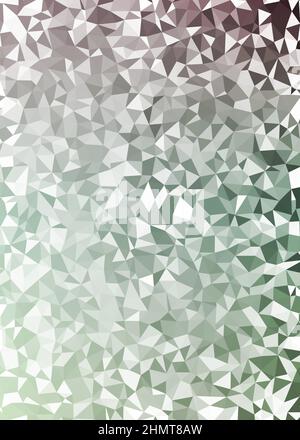 Abstrakte Low Polygon Farbe Generative Art Hintergrunddarstellung Stock Vektor