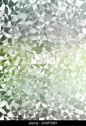 Abstrakte Low Polygon Farbe Generative Art Hintergrunddarstellung Stock Vektor