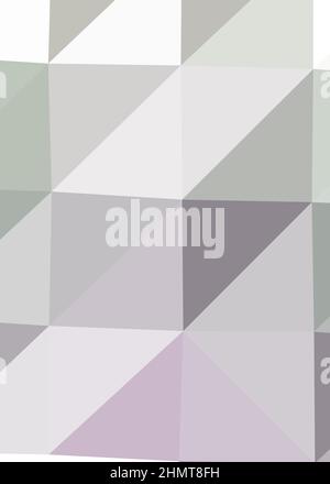 Abstrakte Low Polygon Farbe Generative Art Hintergrunddarstellung Stock Vektor