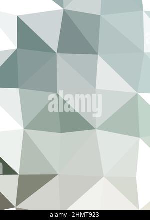 Abstrakte Low Polygon Farbe Generative Art Hintergrunddarstellung Stock Vektor