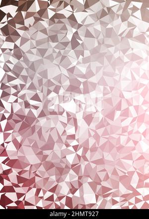 Abstrakte Low Polygon Farbe Generative Art Hintergrunddarstellung Stock Vektor