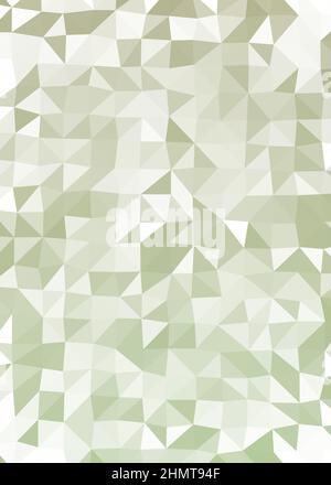 Abstrakte Low Polygon Farbe Generative Art Hintergrunddarstellung Stock Vektor