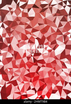 Abstrakte Low Polygon Farbe Generative Art Hintergrunddarstellung Stock Vektor