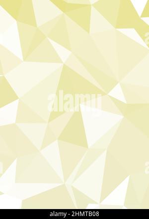 Abstrakte Low Polygon Farbe Generative Art Hintergrunddarstellung Stock Vektor